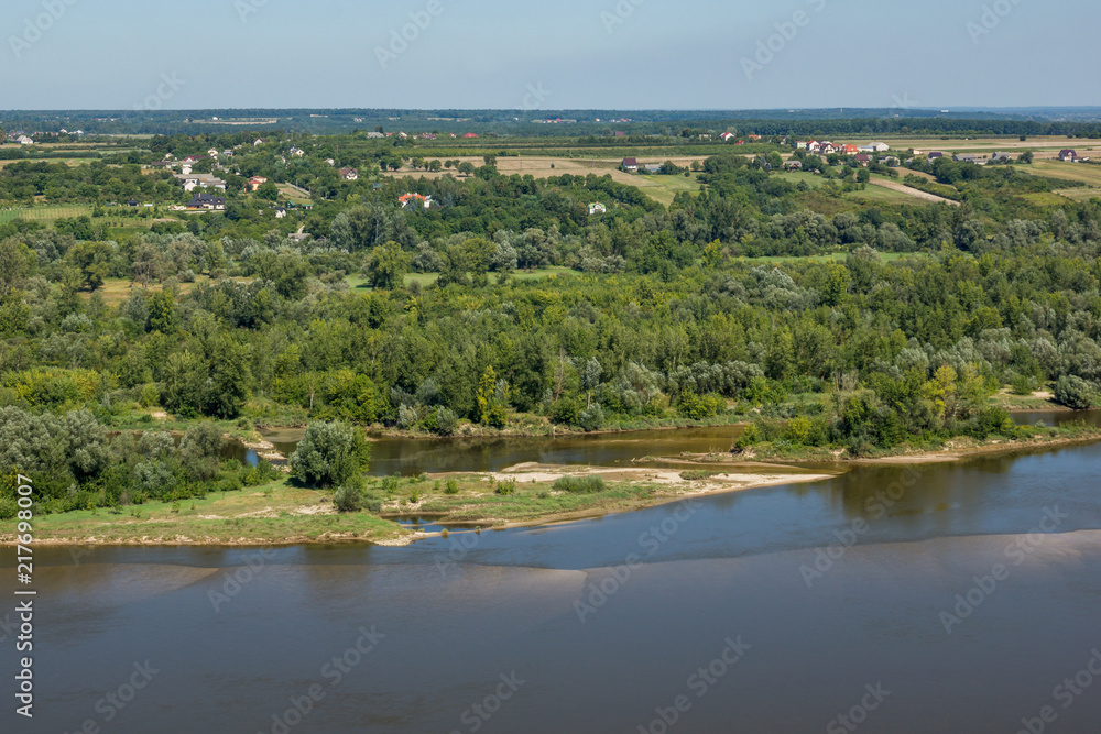 Vistula river in Kazimierz Dolny, Lubelskie, Poland