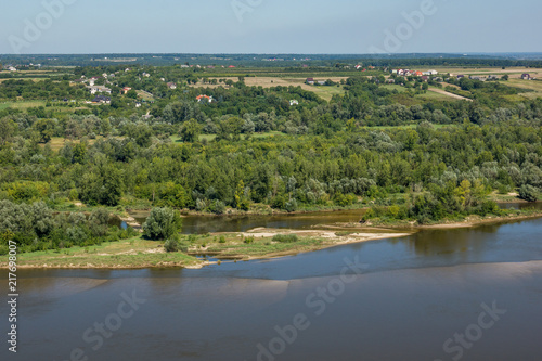 Vistula river in Kazimierz Dolny  Lubelskie  Poland