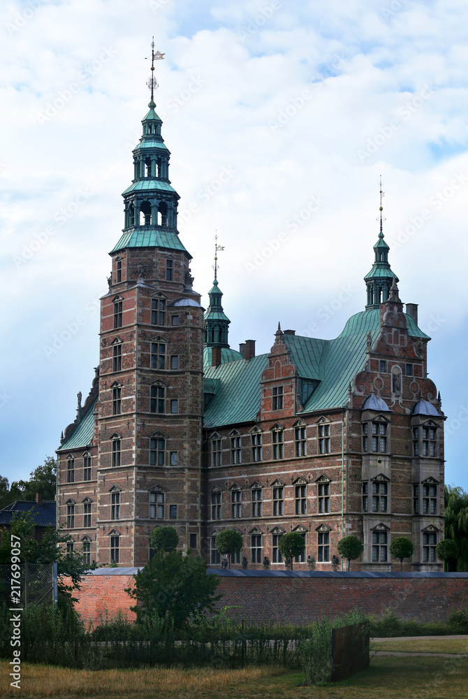 Rosenborg castle of 17 century in Copenhagen Rosenborg castle of 17 century in Copenhagen