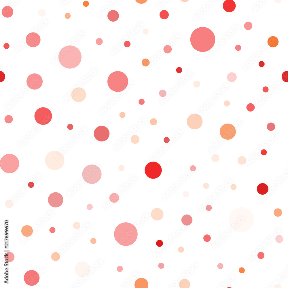 Light Red, Yellow vector seamless layout with circle shapes. Light Red, Yellow vector seamless layout with circle shapes.