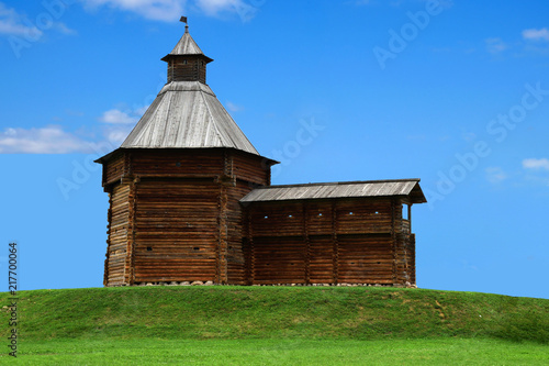 Mohovaya Sumy tower jail is the only wooden monument of defense architecture preserved in Europe. It was built in 1680.