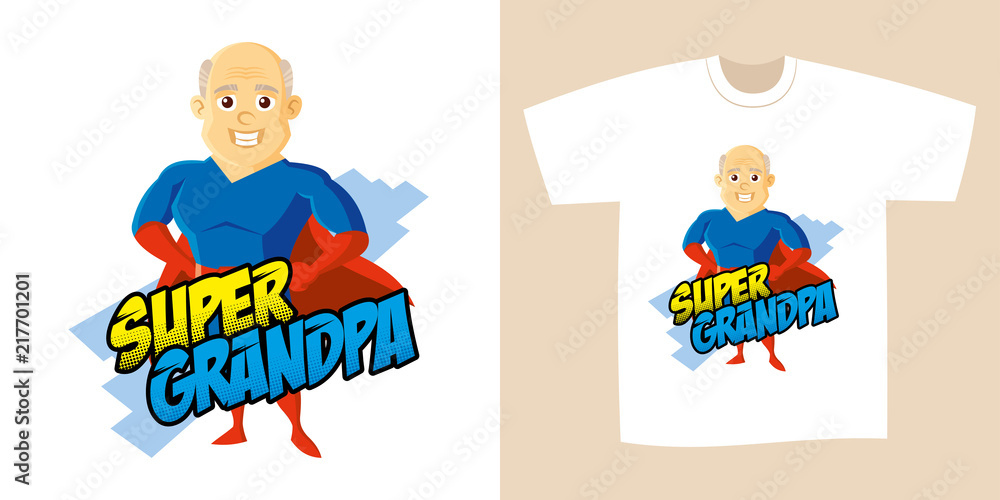 Obraz premium Superhero Cartoon character