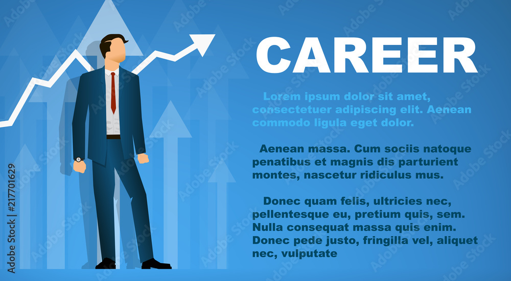 Design a banner on the topic of career and personal growth Design a banner on the topic of career and personal growth