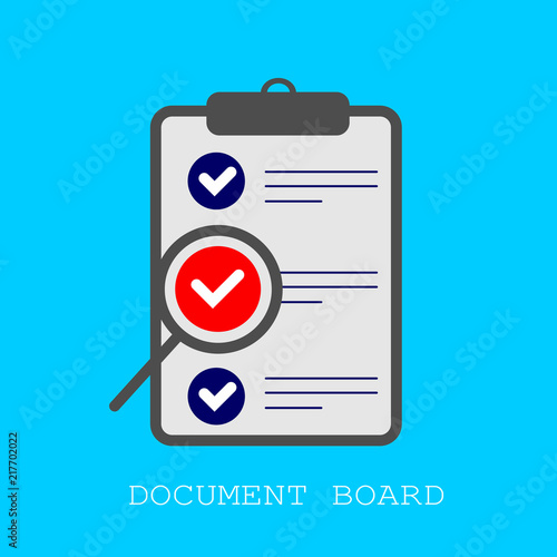 Document board icon. Single sign. Vector Graphic Design with blue background. Free Download Document board icon. Single sign. Vector Graphic Design with blue background. - GFXLoad
