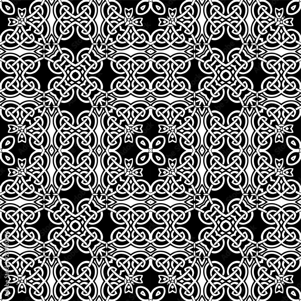 Abstract seamless black and white pattern Abstract seamless black and white pattern