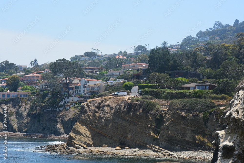 Naklejka premium La Jolla Shores, San Diego, Ca. Piękno obfituje