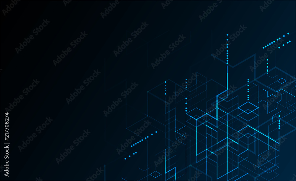 Vector illustration. Digital technology and engineering background. Vector illustration. Digital technology and engineering background.