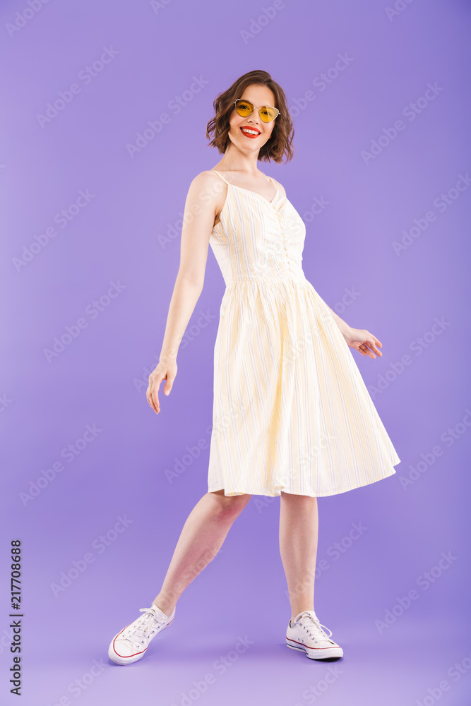 Portrait of a cheerful young woman