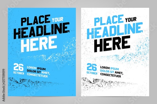 Vector layout design template for sport event, tournament or championship.
