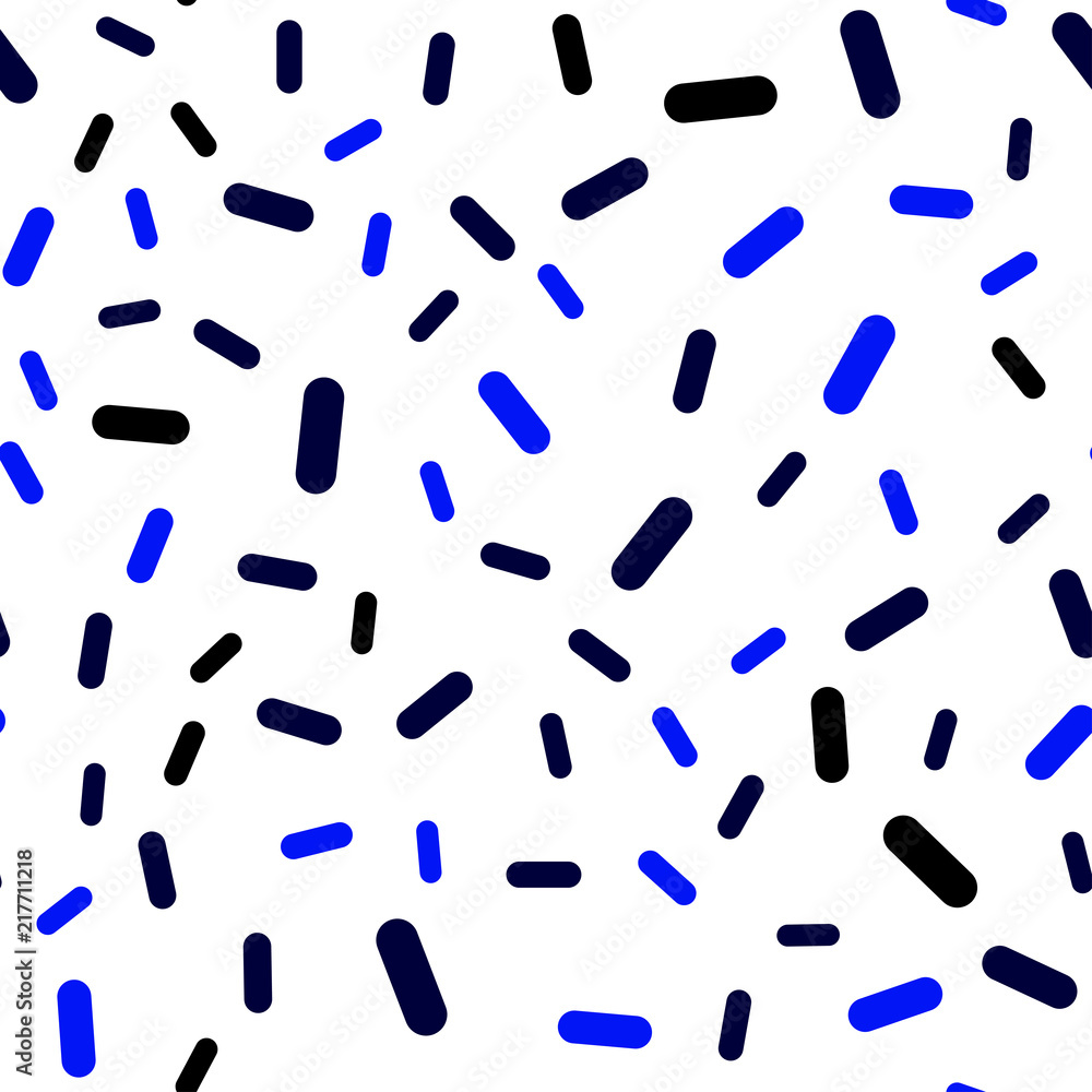 Dark BLUE vector seamless template with repeated sticks. Dark BLUE vector seamless template with repeated sticks.