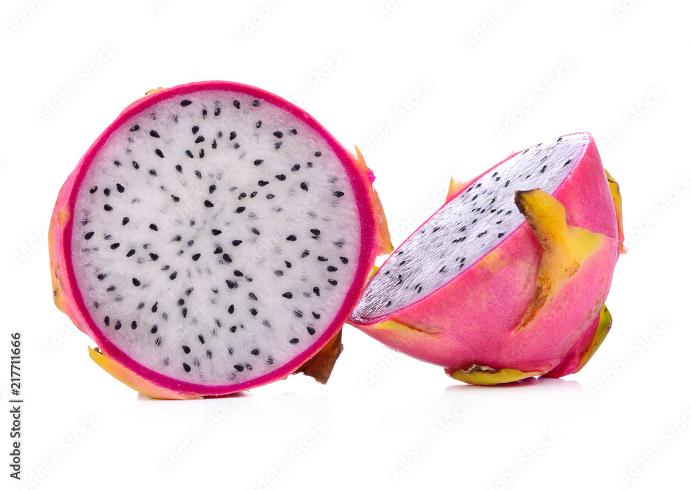 Dragonfruit isolated against white background Dragonfruit isolated against white background