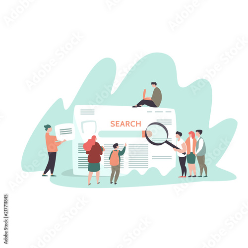 Small people and search engine result page