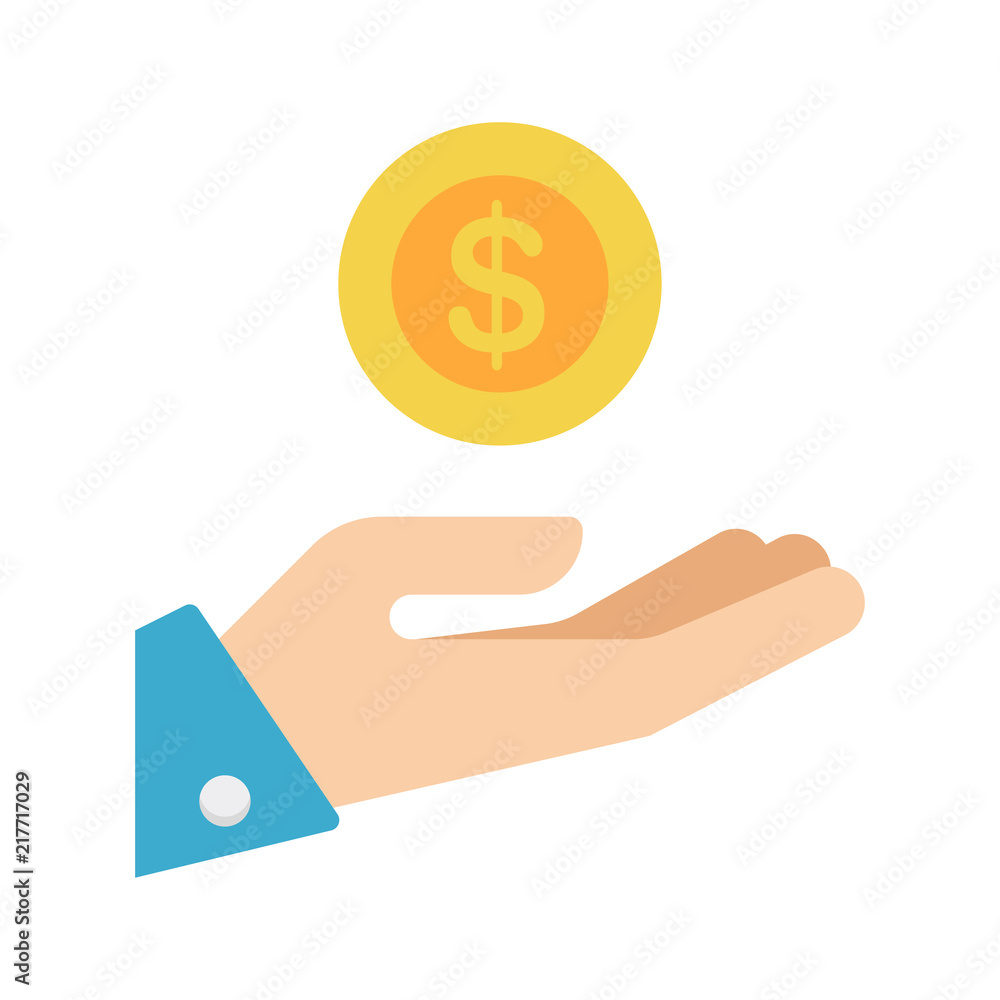 Coin Flat illustration Coin Flat illustration