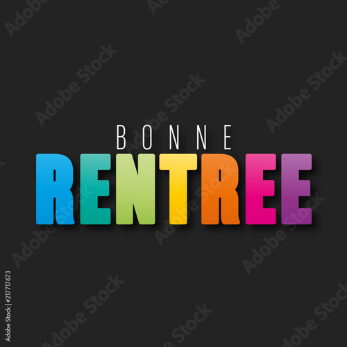bonne rentrée
