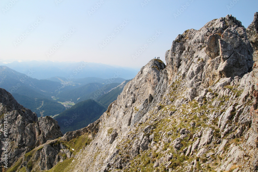 The top of Karwendel, Mittenwald, Germany