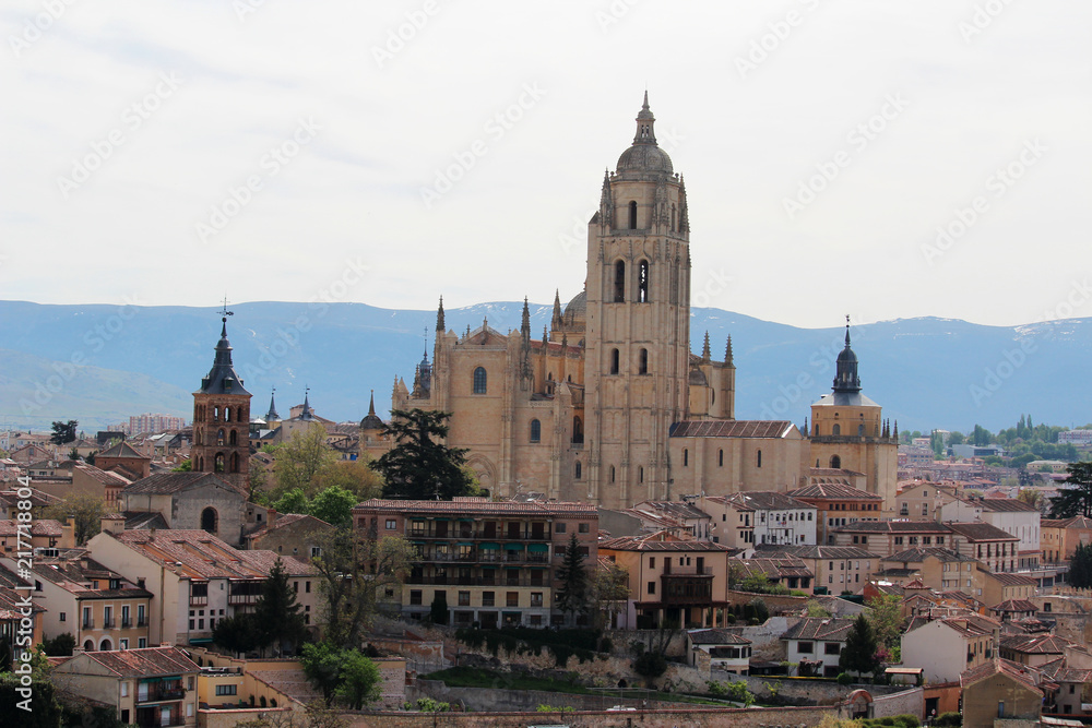 Fototapeta premium Cathedral de Segovia, Spain