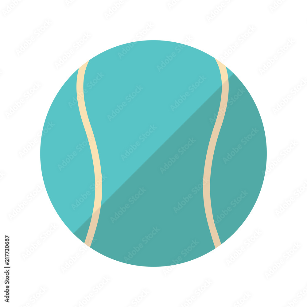 Fototapeta premium Tennis Flat Icon