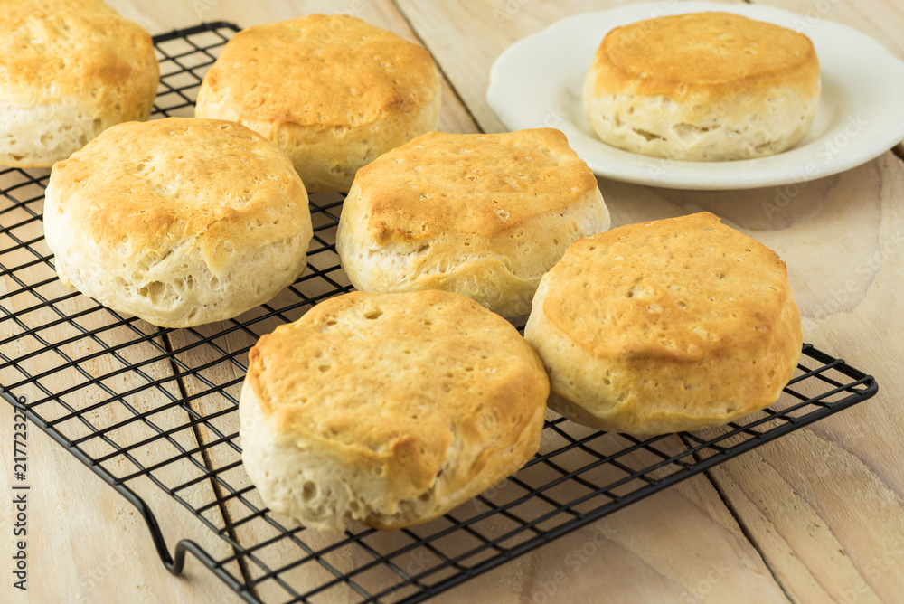Fresh baked buttermilk biscuits. Fresh baked buttermilk biscuits.