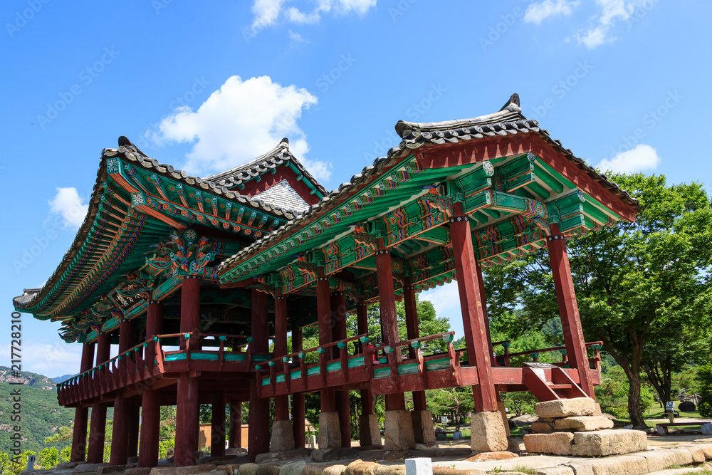 Fototapeta premium Korean House of Cheongpung Cultural Properties Complex