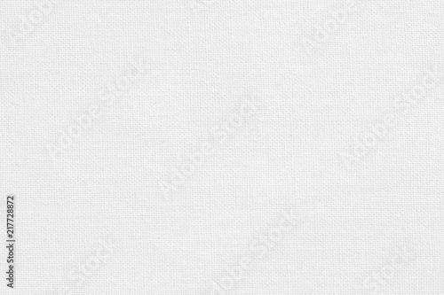 Photo White cotton fabric texture background, seamless pattern of natural textile