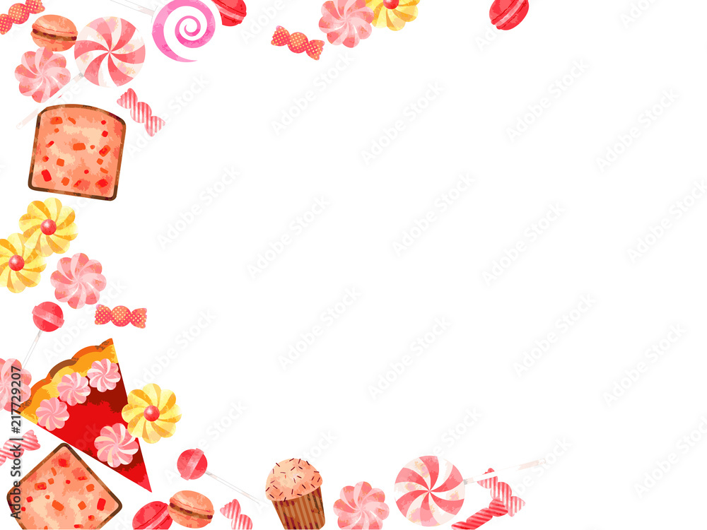 お菓子の背景 Stock Vector Adobe Stock お菓子の背景 Stock Vector Adobe Stock