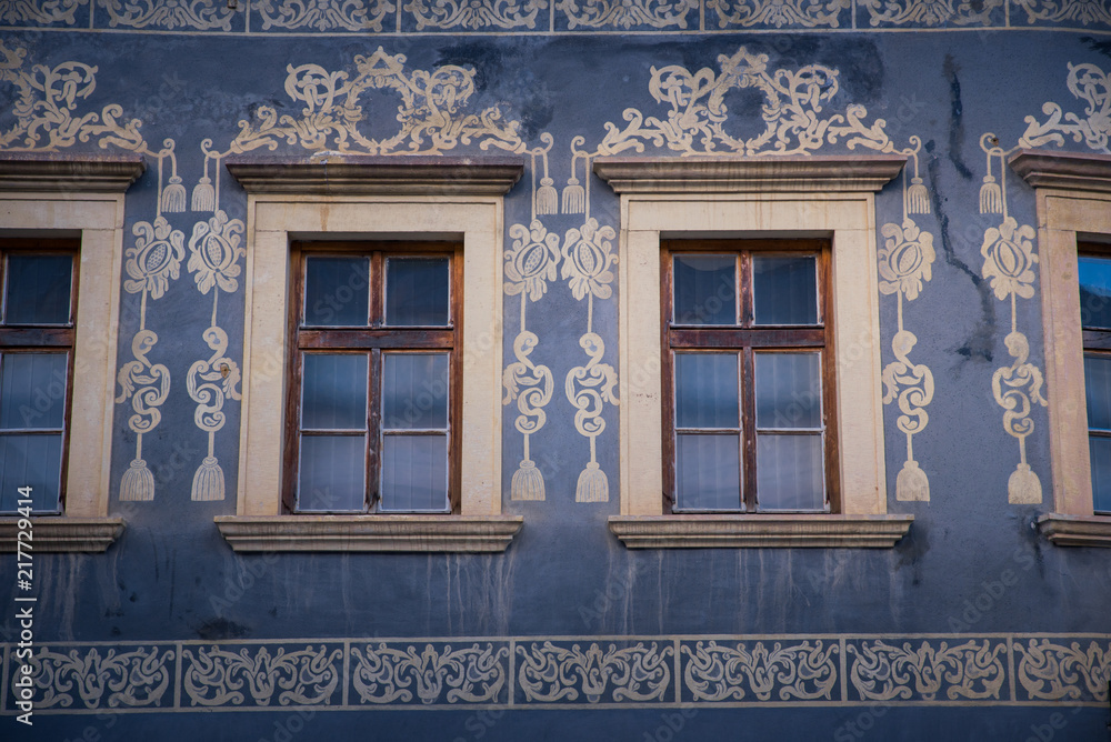 Vintage Window in historical city