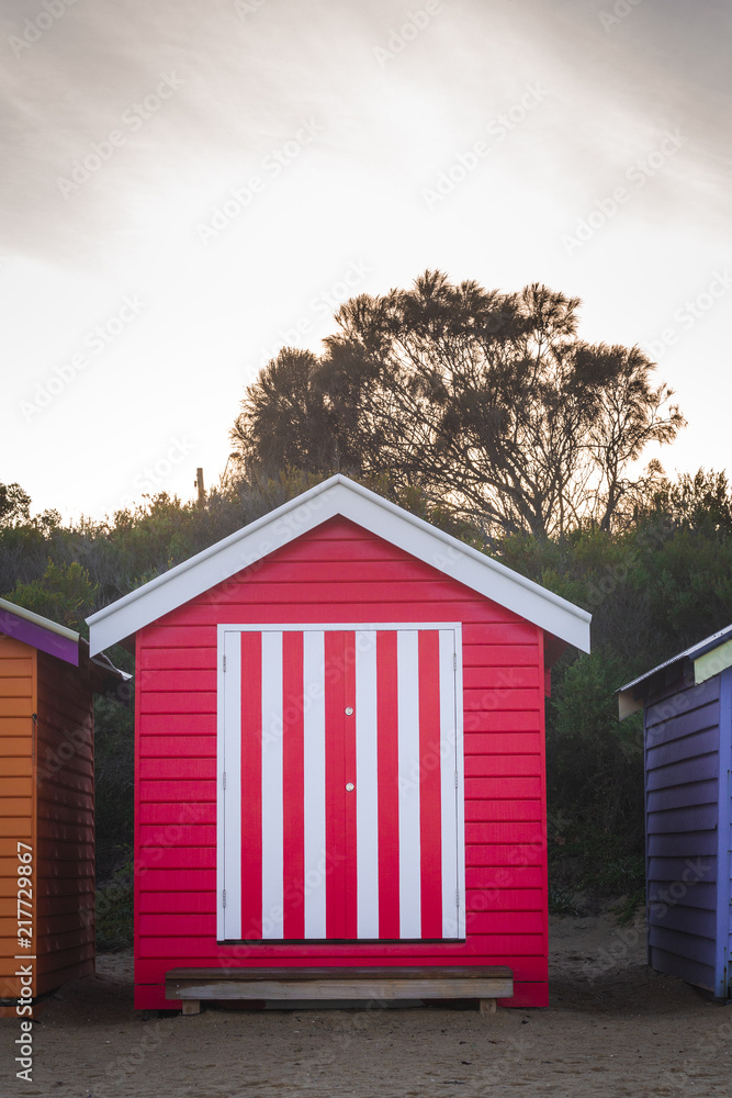 Brighton Bathing Boxes Detail Melbourne