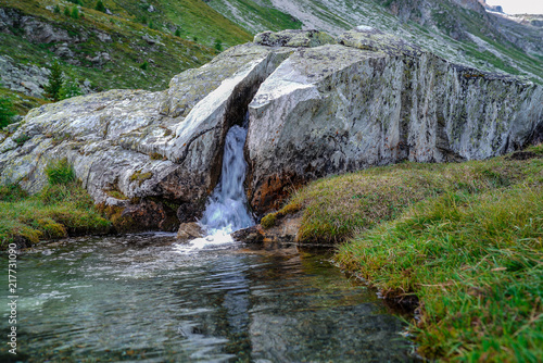 brook between rocks