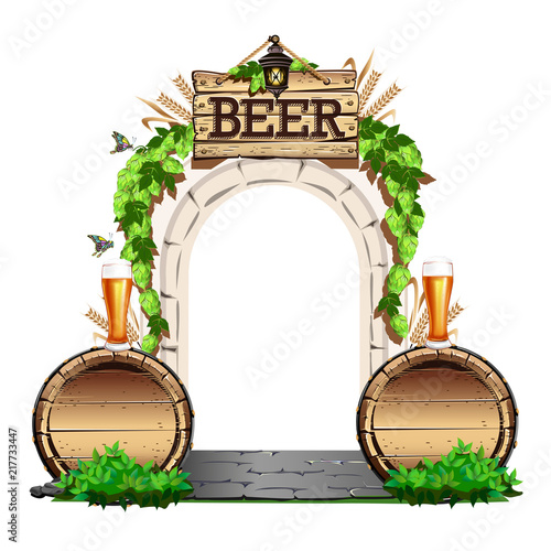 The door to the pub