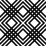 Abstract striped geometric pattern with lines and grids. Seamless monochromatic background in white and black spectrum