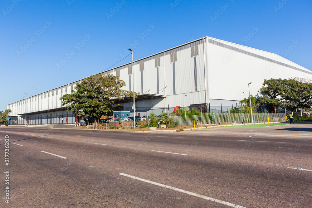 Large Warehouse Factory Structure Road Large Warehouse Factory Structure Road