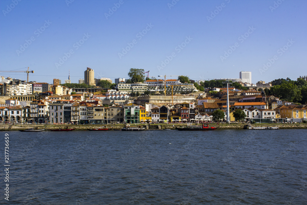 Old town skyline from across the Douro River