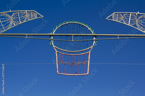 Decoration lights in form of Bush basil, for Popular Saints Festival