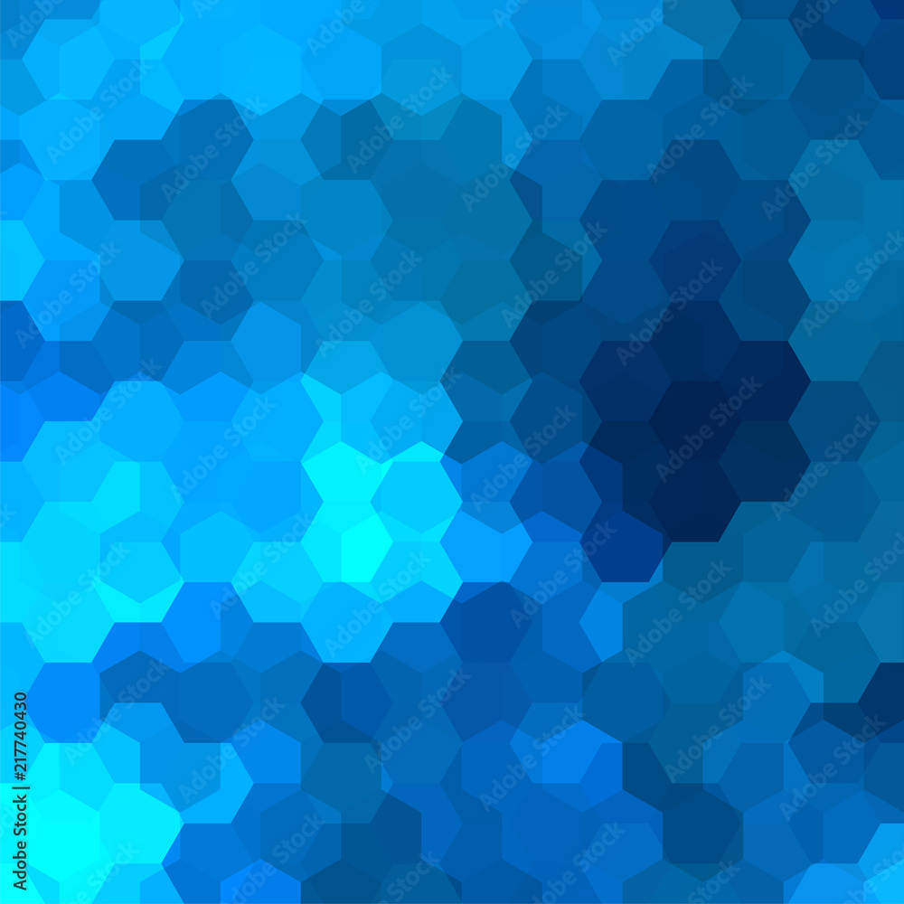 Abstract hexagons vector background. Blue geometric vector illustration. Creative design template. Abstract hexagons vector background. Blue geometric vector illustration. Creative design template.