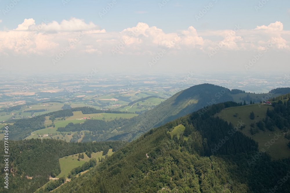 Blick vom Gaisberge bei Molln in Oberösterreich