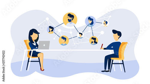 Online job interview