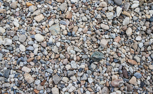 Brown pebbles stone background