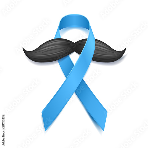 Movember - prostate cancer awareness month. Men's health concept. photo