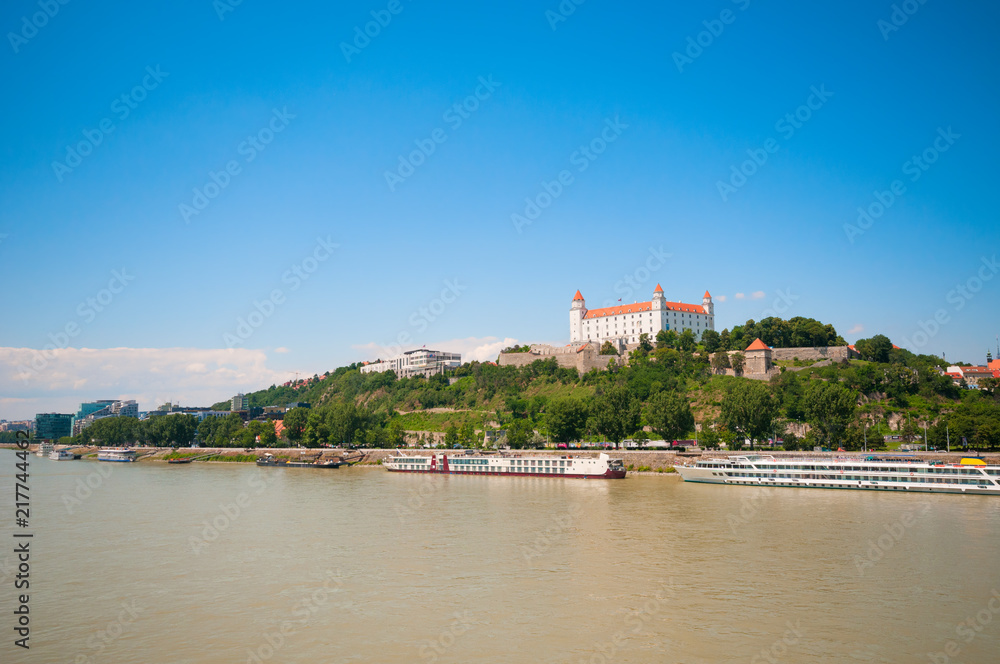  Medieval castle on a hill in Bratislava, Slovakia