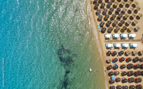 Beach at Nea Roda at Chalki...