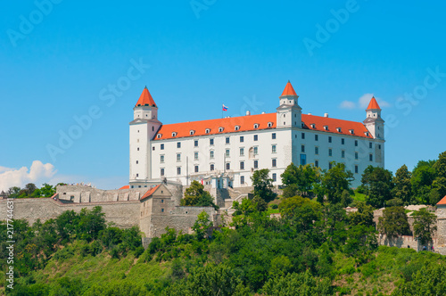 Medieval castle in Bratislava, Slovakia © unclepodger