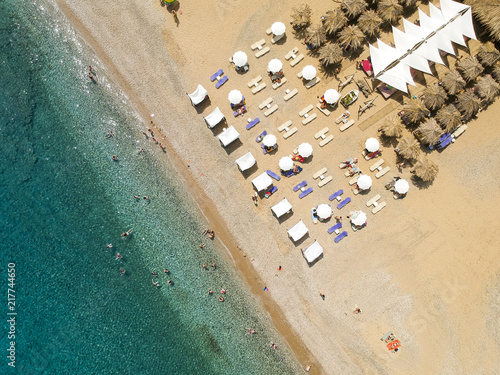 Beach at Pyrgos Chiliadous ...