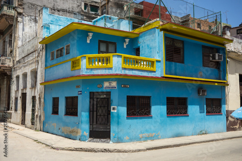 buntes Haus in Kuba