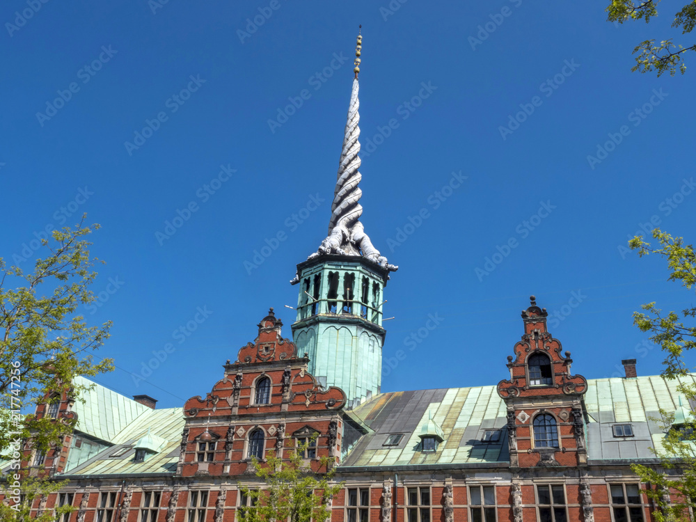 Historic Stock Exchange building, Copenhagen, Denmark, Scandinavia, Europe