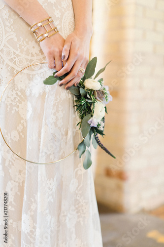 Wedding Floral Hoop