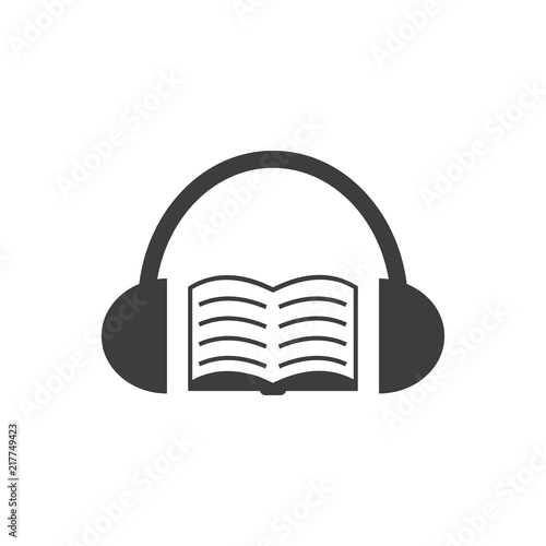 audiobook icon illustration vector