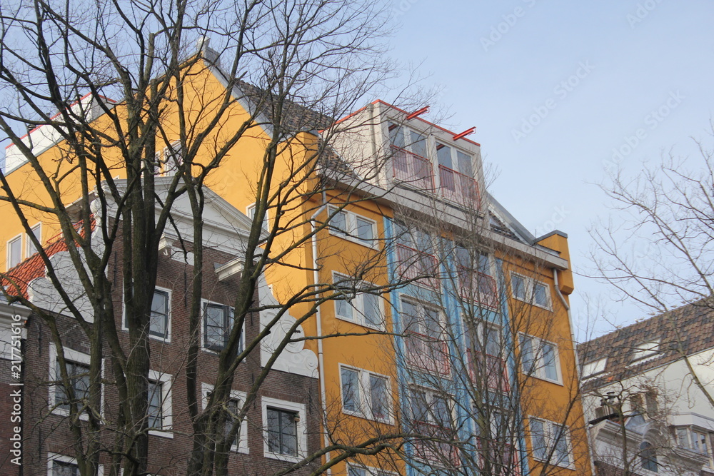 Yellow House in Amsterdam Yellow House in Amsterdam