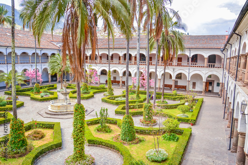 The Roman Catholic Saint Francis Monastery in Quito Ecuador