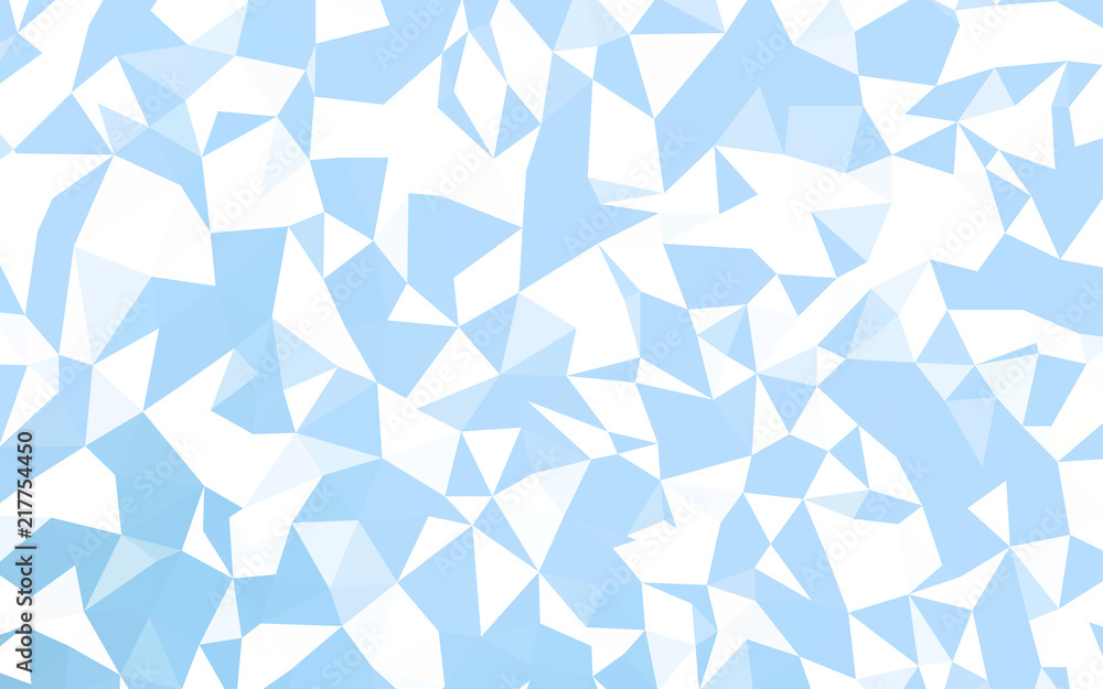 Fototapeta Light BLUE vector polygon abstract layout.