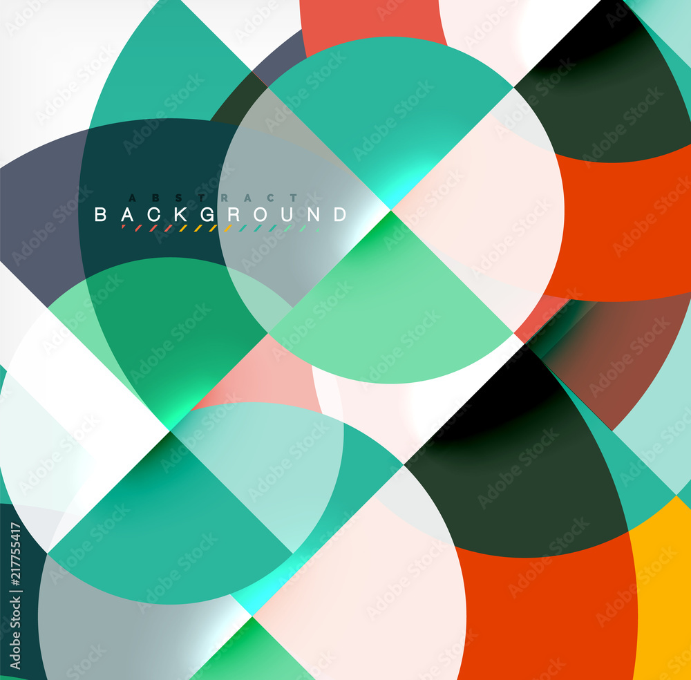 Modern circle abstract background Modern circle abstract background